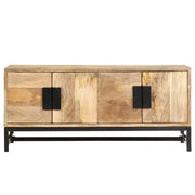 Tavolino da Salotto 90x55x40 cm in Legno Massello di Mango 285869