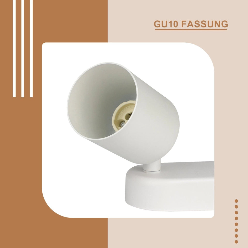 ZMH Faretto da soffitto LED rotondi GU10 moderni per soggiorno camera letto