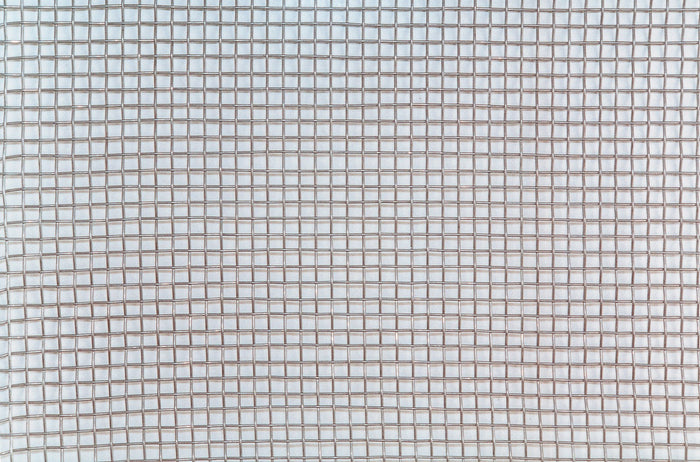 tela quadra in acciao zincato foro 1x1 mm altezza h 100 cm filo 0,6mm cod:ferx.5061