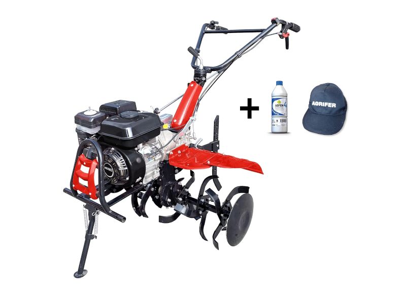 Motozappa Dunsch DU42212-97W21 con motore a scoppio 4 tempi 212cc 5,5Hp fresa 102cm