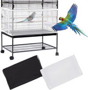 Sistema di protezione per uccelli - Zaadvanger - 2 pezzi - Bianco e Nero - Tessuto in nylon