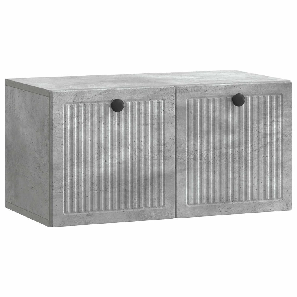 Mobile Porta TV da Muro Grigio Cemento 59,5 x 31 x 30 cm