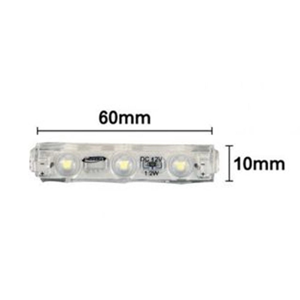 Trade Shop - 20 Moduli Led Smd 2835 3 Led 1,2w Striscia Illuminazione Insegne Vari Toni Luce Abt-2835 -