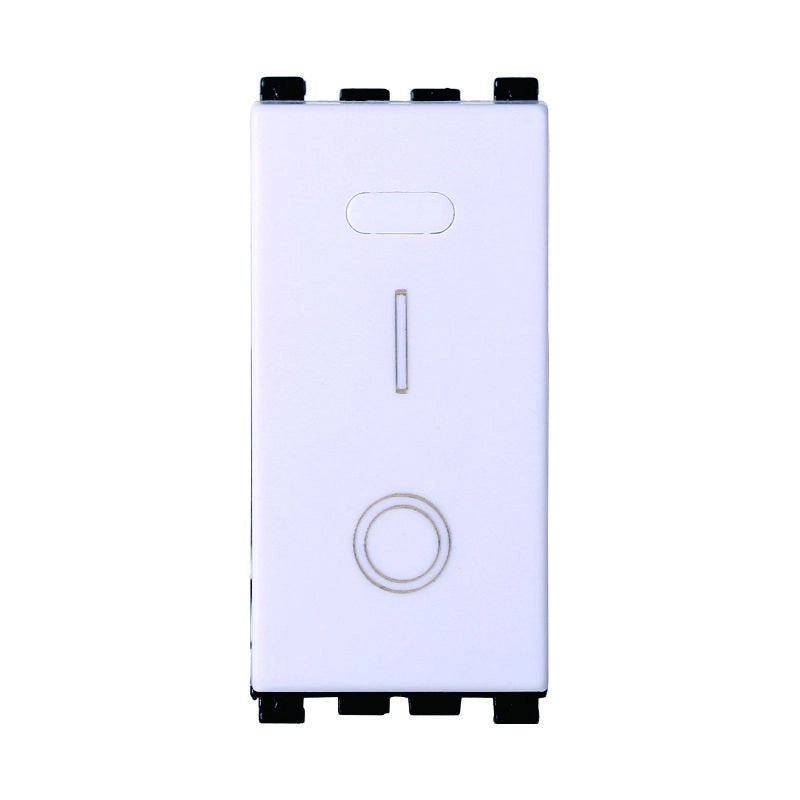 Interruttore 16A Bipolare 0-1 Colore Bianco Compatibile Con Vimar Arke
