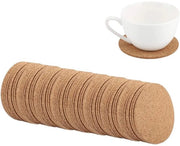 Sottopiani in naturale cera, sottopiani in legno per tazze da tè e caffè, sottopiani assorbenti per uso domestico, bar, caffè, matrimoni e accessori da tavola (100 pezzi)