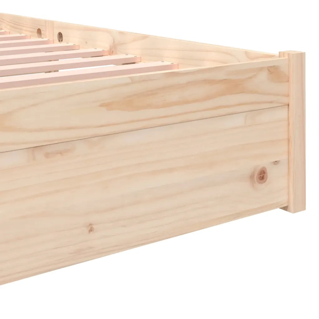 Giroletto-Struttura Letto in Legno Massello 150x200 cm King Size 600376