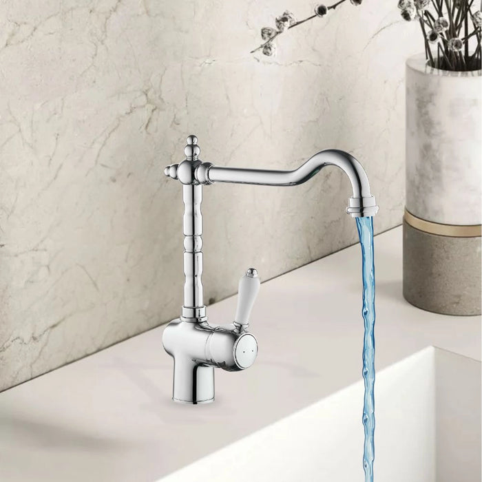 Miscelatore monoforo ottone cucina england one cromato erogazione orientabile *** confezione 1