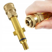 Adattatore in Ottone con Attacco Rapido 1/4" – Compatibile con Idropulitrici Nilfisk, Huter, Anlu, Kolner