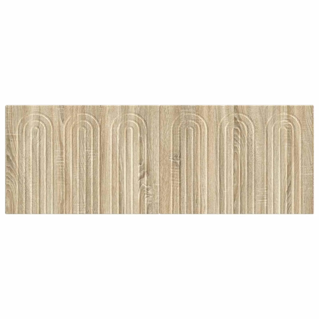 Testiera da Muro ALKMAAR Rovere Sonoma Legno ingegnerizzato 896297
