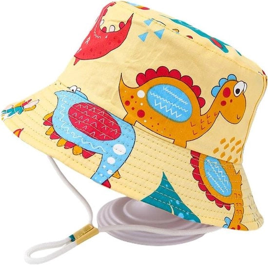 Cappello per Bambini e Bimbi, Estivo, Giallo, Unisex