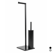 PIANTANA WC MOD. ZERO METAFORM- Nero cm 20 x h. 65 x 18- METAF- pezzi 1