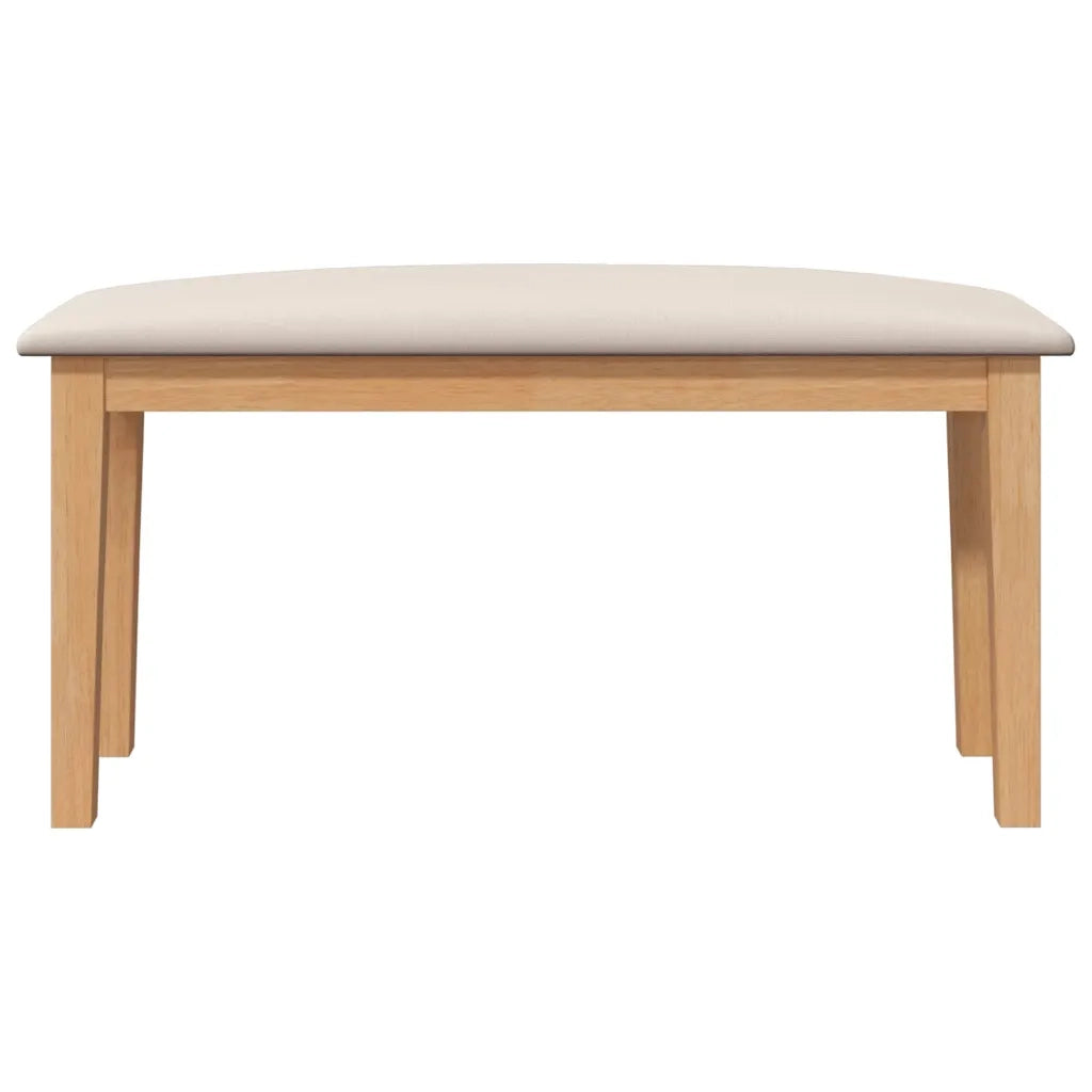 Panca 90 cm in Legno Massello di Hevea 4102594