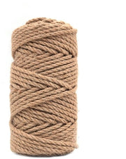 Tessuto di Juta 5mm di Spessore - 50 Metri di Lunghezza di Rotolo - Corda Naturale Forte - Biodegradabile - Per Giardino/Decorazione/Ludoteca