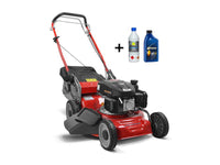 Tagliaerba a scoppio Weibang WB455SC3 scarico laterale mulching + benzina e olio