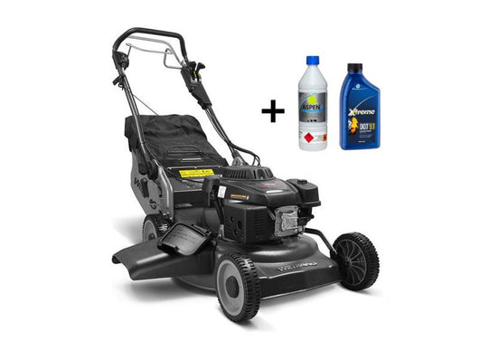 Tagliaerba a Scoppio professionale Weibang WB537SCV3B 196cc 7Hp scarico laterale mulching