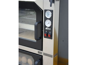 Forno Tafer da esterno modello Genesis 80 Classic a legna colore inox 47x83cm