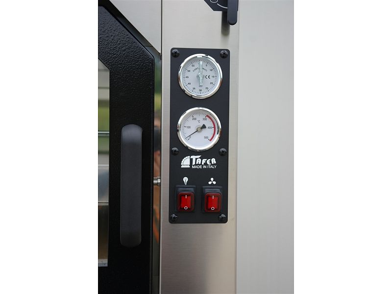 Forno Tafer da esterno modello Genesis 80 Classic a legna colore inox 47x83cm