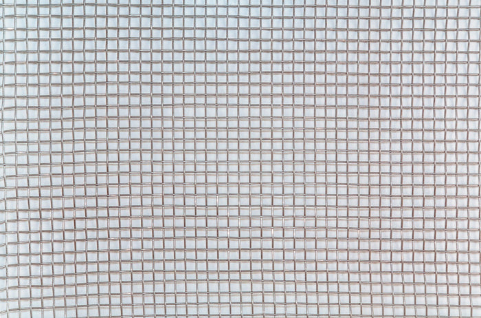 rete per recinzione a maglia quadra in acciaio mm 2x2 0,7 mm h100 cm 30 kg cod:ferx.5065