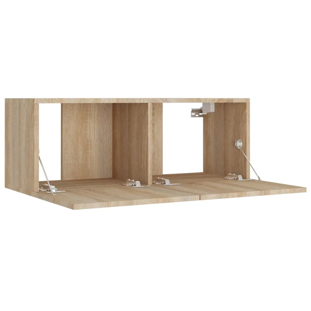 Set Mobili Porta TV 8pz Rovere Sonoma in Legno Multistrato cod mxl 11931