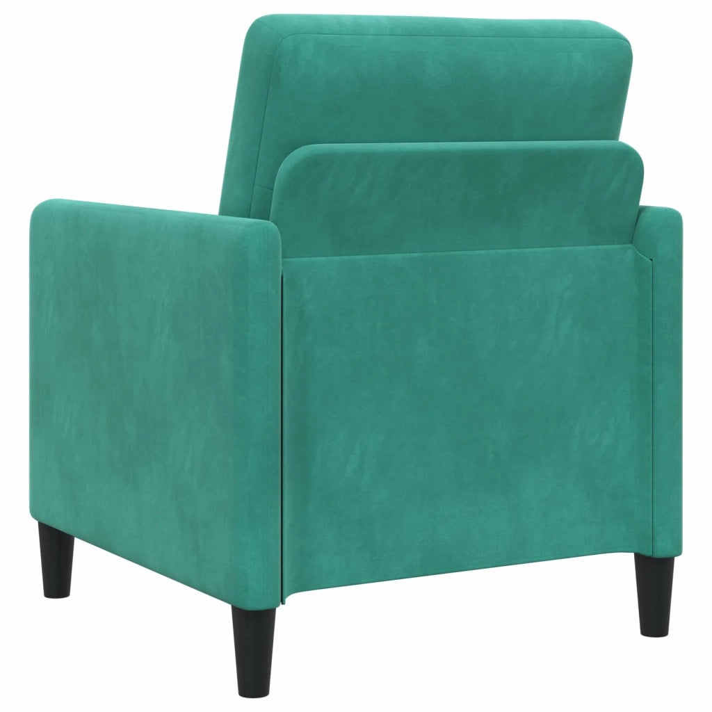 Set di Divani con Storage 2 pz Turchese Poliestere 3429172