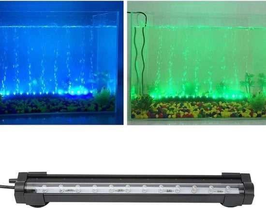 Verlichtazione a LED per acquario - Lampada per l'aumento dell'ossigeno per piante acquatiche - Acquario con piante (DB-30 EU)