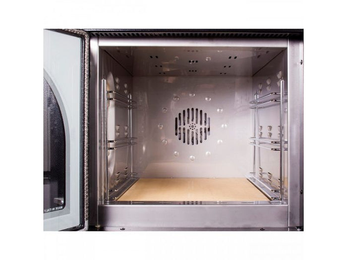 Forno a legna a fuoco indiretto Clementi Master tetto rosso - 45x80