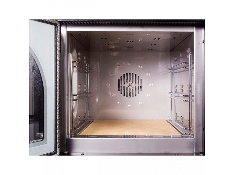 Forno a legna a fuoco indiretto Clementi Master tetto rosso - 45x80