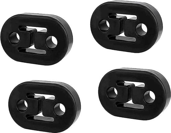 Beugel di Supporto in Gomma per Hanger - 4 Pezzi - Beugel di Supporto Universale per Uscita - Uscita in Gomma per Auto - Adatto a tutti i Veicoli