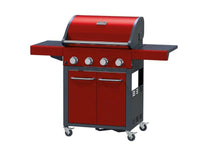 Barbecue a gas Generation Basic 4 bruciatori piani laterali pieghevoli - Rosso