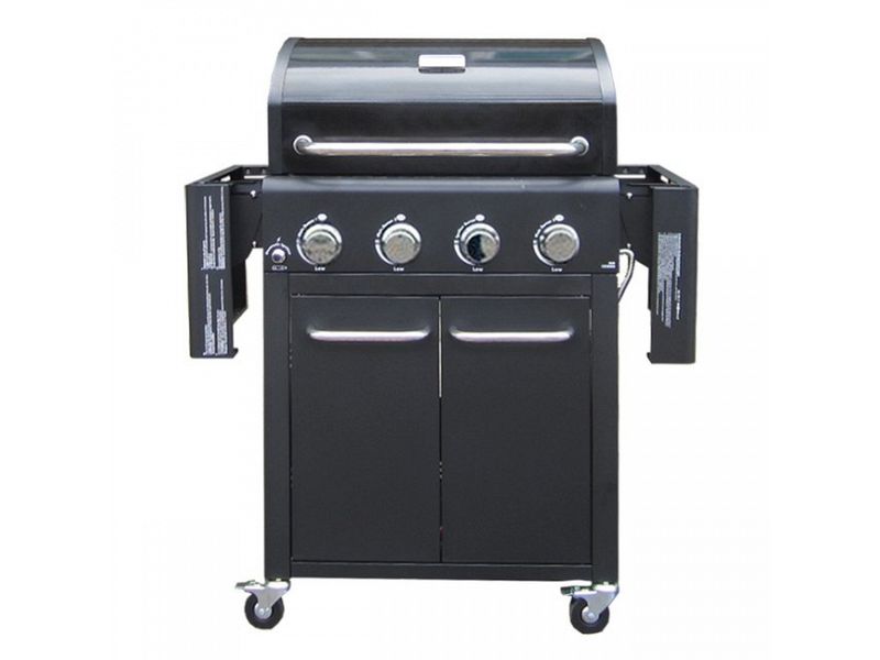 Barbecue a gas Generation Basic 4 bruciatori piani laterali pieghevoli - Rosso