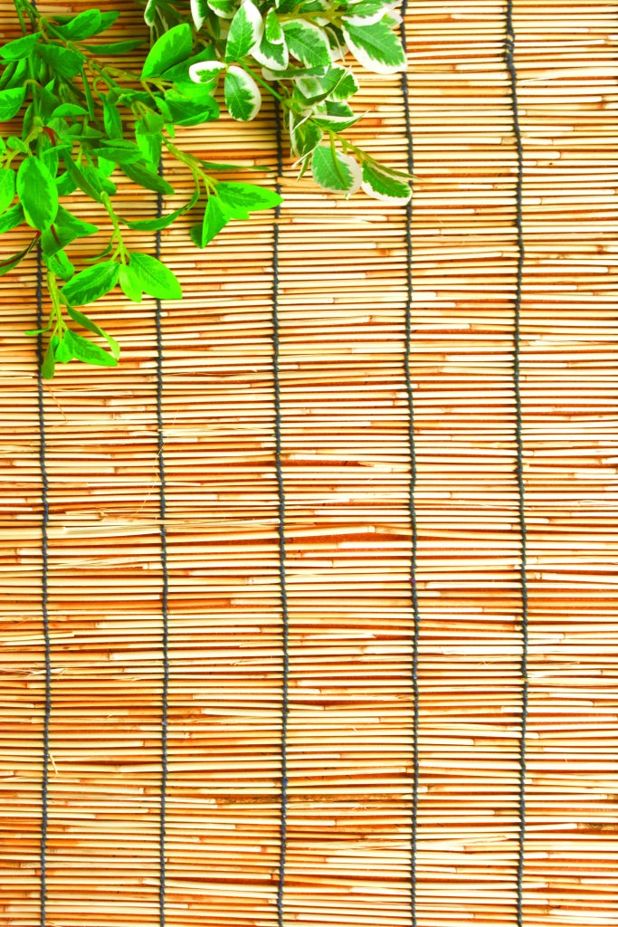 Utilia TOP QUALITY ARELLE STUOIA IN CANNICCIO NATURALE CON CARRUCOLA cm. 100x260 h