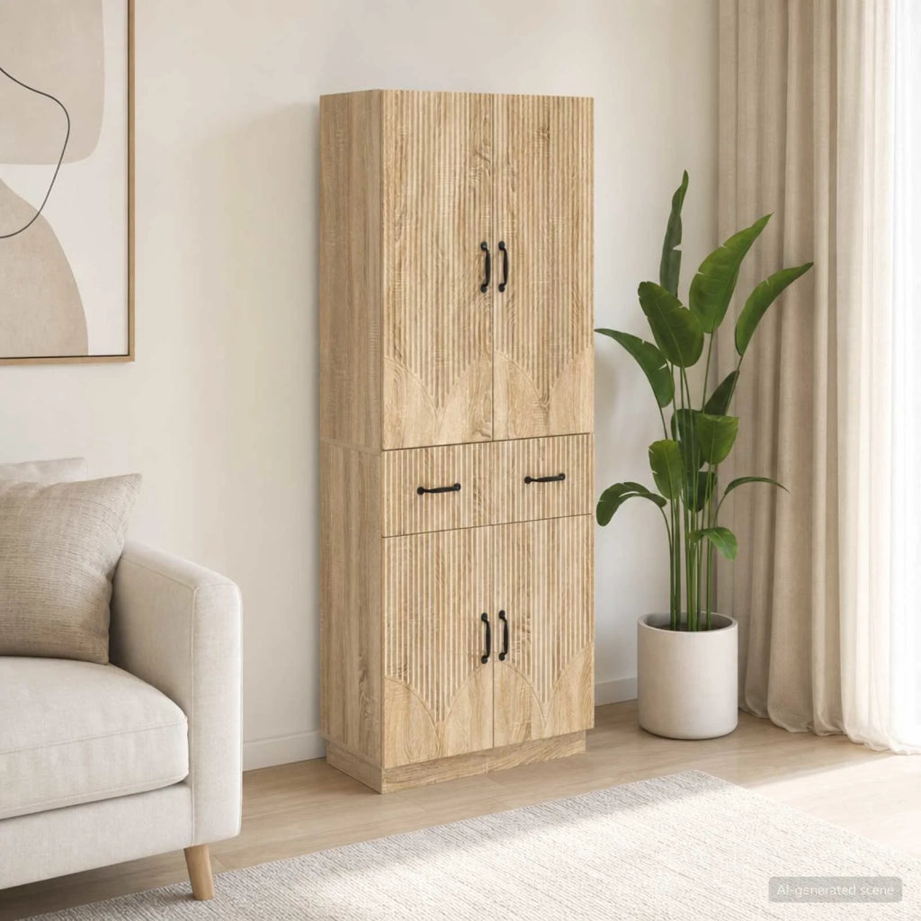Set di armadi 2 pcs Rovere Sonoma Legno ingegnerizzato 3416828