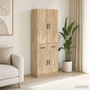 Set di armadi 2 pcs Rovere Sonoma Legno ingegnerizzato 3416828