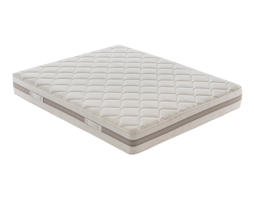 Materasso Piazza e Mezza 120x190 Molle Insacchettate e Memory Foam - Alto 22 cm - Ortopedico - Reversibile Estate Inverno
