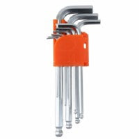 CHIAVI ALTE ESAGONALI BALL POINT CR-V MEDIE SET PZ.9