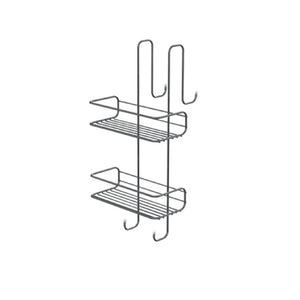 Portasapone in filo a 2 ripiani appendibile GEDY art.2485 cm 24x22x49h