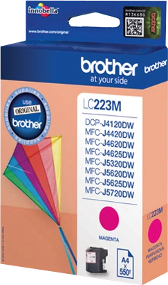 Brother LC223M cartuccia d'inchiostro 1 pz Originale Magenta