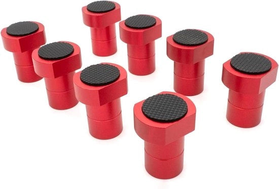 Bench Dogs Multifunzionali 19 Mm 8 Pack per Werkbank - Presa Sicura - Antiscivolo - Resistente alla Luce - Bench Dogs in Legno per Montaggio