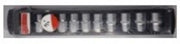 Set Chiavi A Bussola Esagonali Cromo Vanadio 1/2 Pz10 - Oreca New