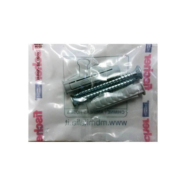 n° 20 Tassello fischer w100 sx8k con vite tsp  misura 8 N° 2+2 pezzi in bustina fisher