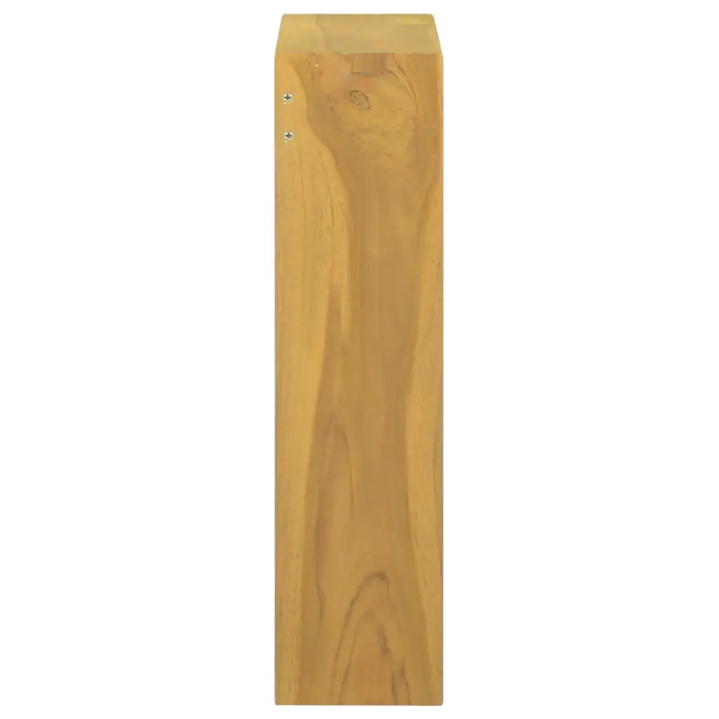 Mobile a Specchio-Specchiera-Specchio Decorativo 30x10x40 cm in Legno Massello di Teak