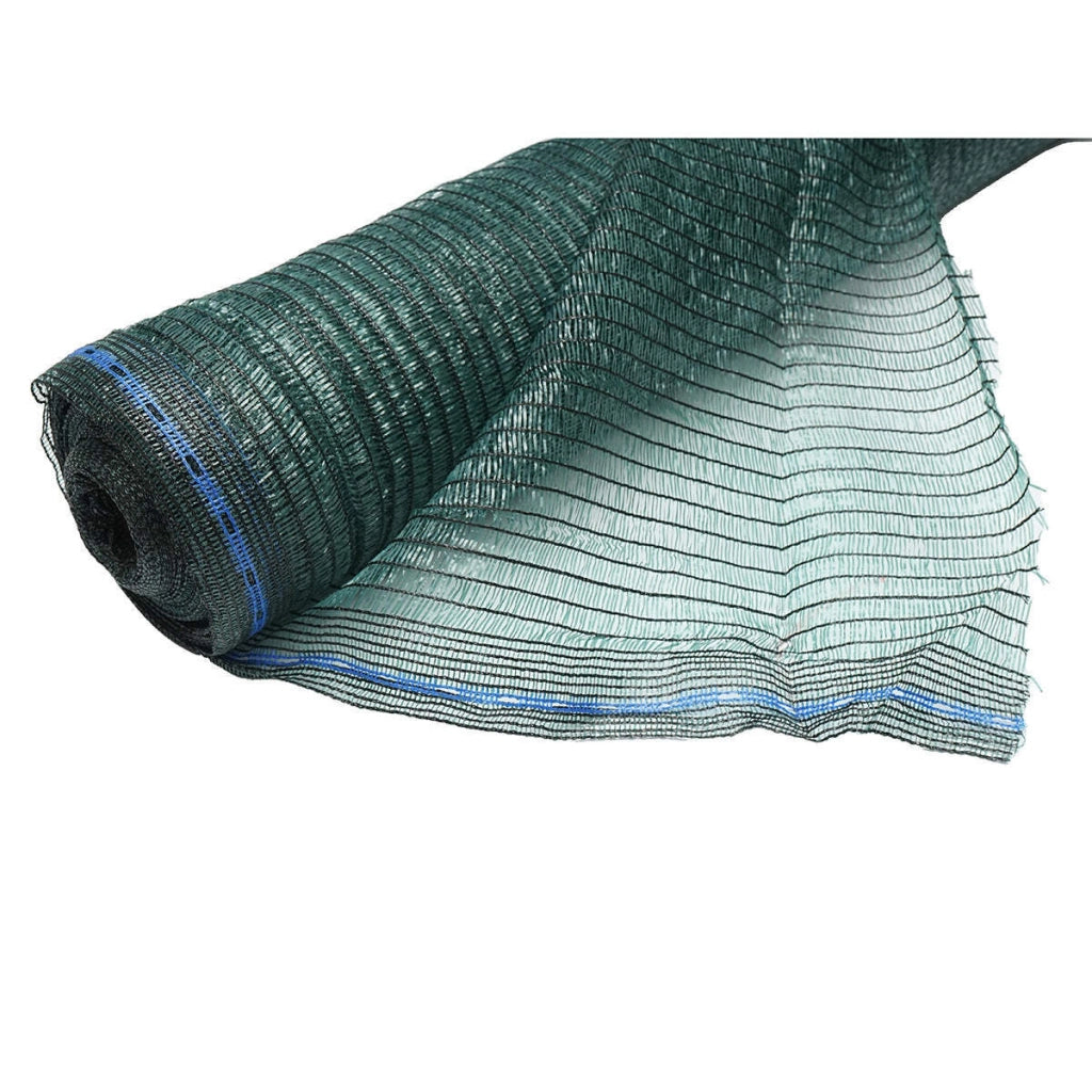 Rete ombreggiante 35% larghezza 1.5M e lunghezza 50M verde in polietilene con protezione UV.