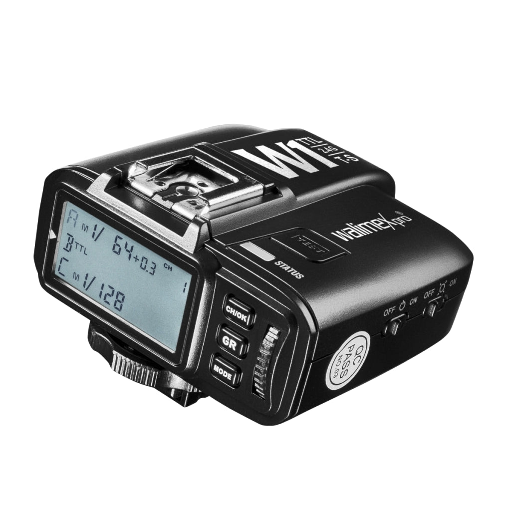 Radio Trigger W1 TTL T-S per fotocamere Sony, radiocomando e radio trigger per Flash2Go 600 TTL, Light Shooter 360 TTL, trasmettitore 21709
