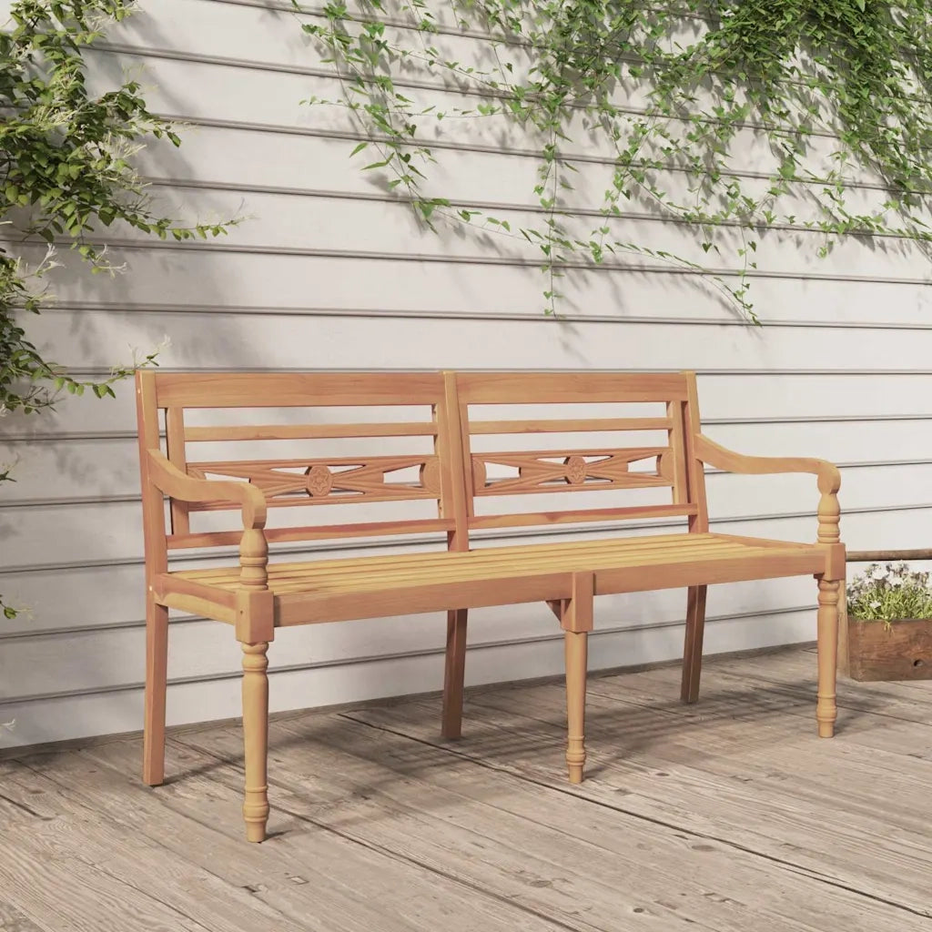 Panchina Batavia 150 cm in Legno Massello di Teak 319147