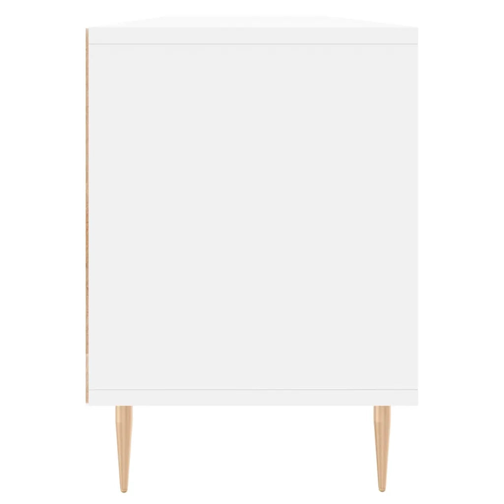 Mobile Porta TV Bianco 150x30x44,5 cm in Legno Multistrato 831268