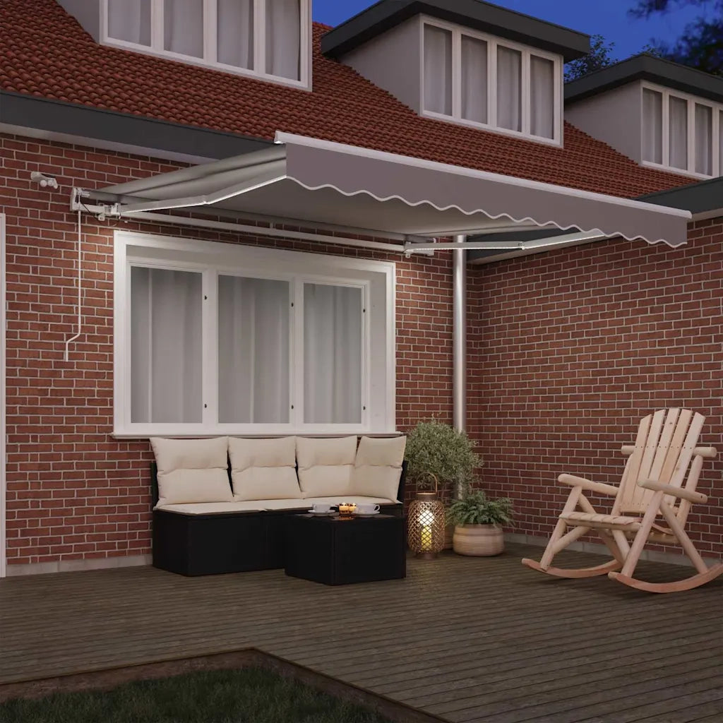 Tenda Retrattile Grigio chiaro 350 x 250 cm 3330378