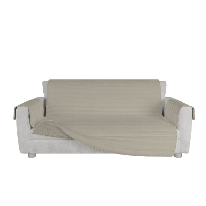 Copridivano Trapuntato 1 Posto in Microfibra Panna