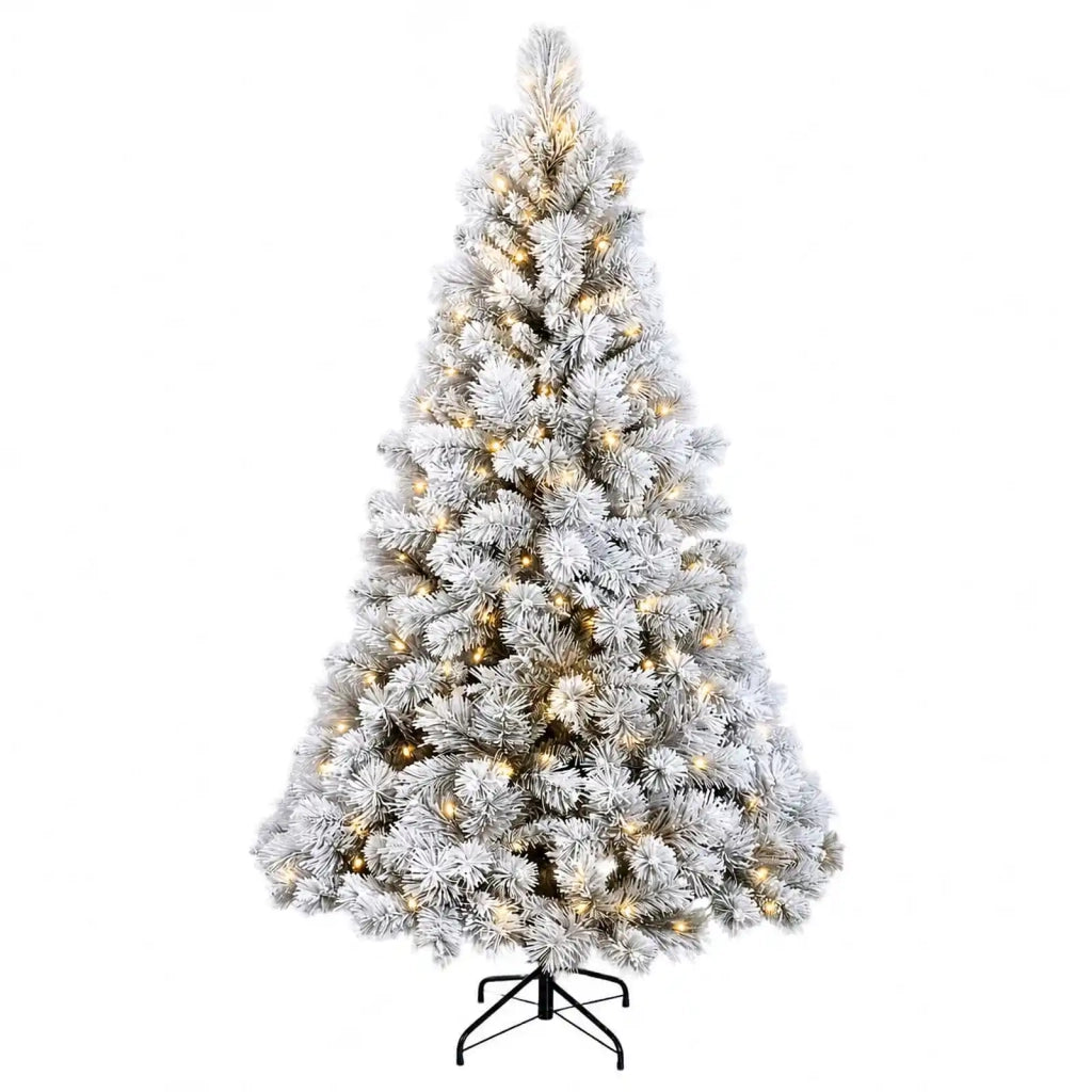Albero di Natale Artificiale con Rami Pieghevoli 210 cm 300 LED 3466250