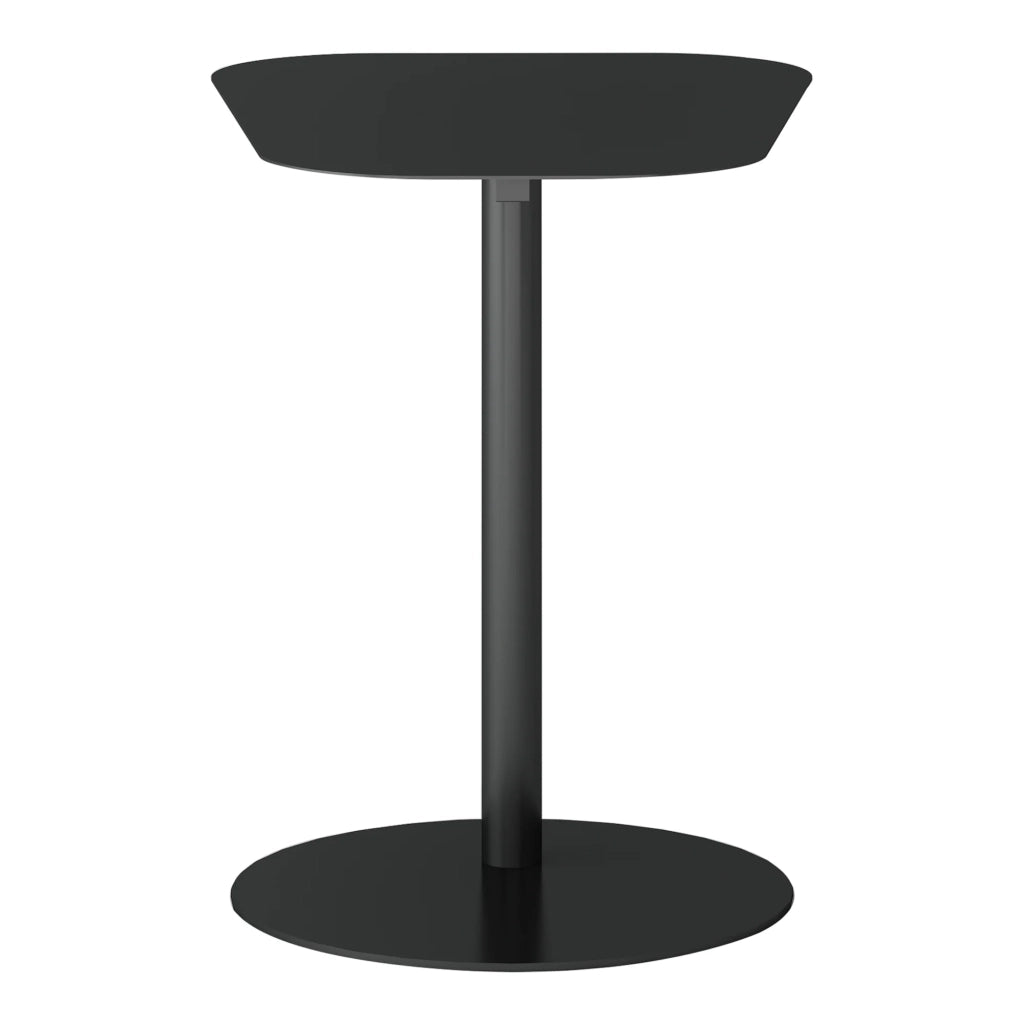 Tavolino laterale in metallo 50 x 50 x 38 cm nero opaco 03_0008624