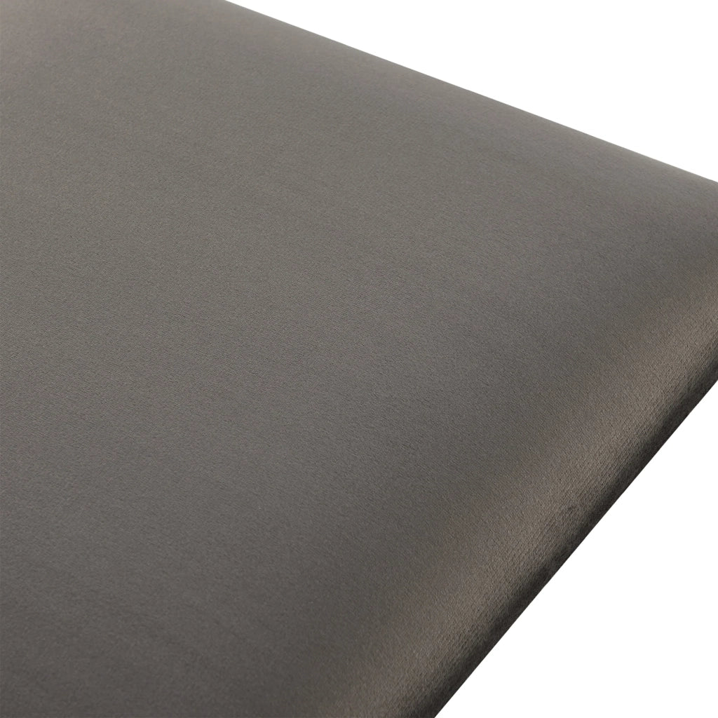 Set di 3 cuscini da parete in velluto 60 x 30 cm grigio scuro 03_0010625
